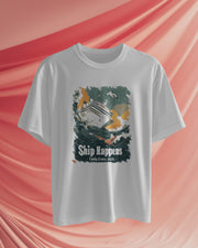 Cruise 2025 Funny Ship Happens Shirt - Family Vacation Tee, Beach Trip Shirt, Matching Cruise Shirts, Group Travel Outfit, Gift Idea