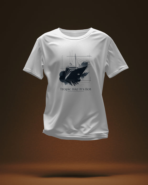 Funny Cruise 2025 Shirt - Tropic Like It’s Hot Tee, Family Vacation Matching Shirts, Beach Trip Outfit, Group Travel Gift Idea