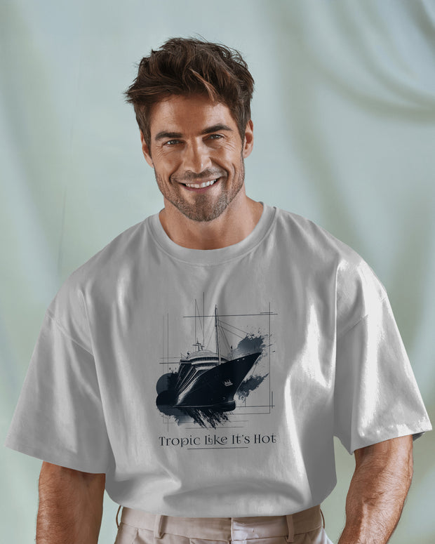 Funny Cruise 2025 Shirt - Tropic Like It’s Hot Tee, Family Vacation Matching Shirts, Beach Trip Outfit, Group Travel Gift Idea