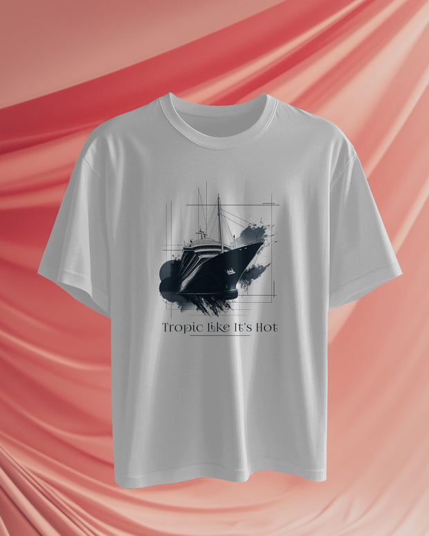 Funny Cruise 2025 Shirt - Tropic Like It’s Hot Tee, Family Vacation Matching Shirts, Beach Trip Outfit, Group Travel Gift Idea