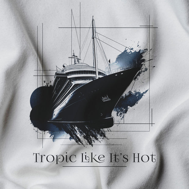 Funny Cruise 2025 Shirt - Tropic Like It’s Hot Tee, Family Vacation Matching Shirts, Beach Trip Outfit, Group Travel Gift Idea
