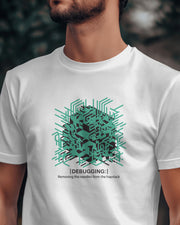 Debugging removing the needles from the haystack,Programming Shirt, Developer Tshirt, Funny Web Dev, Coder shirt, Software Engineer