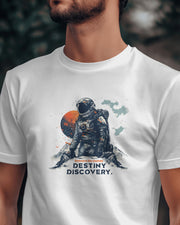 Embrace the journey, Destiny Discovery Tshirt - Astronaut costume, galaxy print, sci-fi, space-themed shirt, NASA t-shirt, motivation