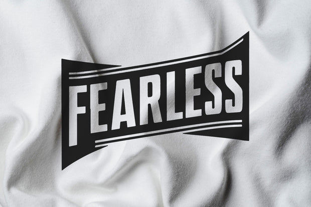 Fearless T-Shirt - Motivational Spirit Inspiraitonal Quote Slogan TShirt, Brave