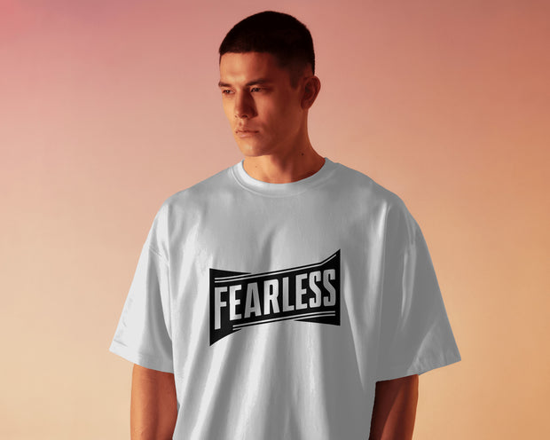 Fearless T-Shirt - Motivational Spirit Inspiraitonal Quote Slogan TShirt, Brave