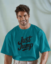 Just Jump TShirt Slogan Positive Meditation Motivational T-Shirt, SKY diving, Leap of faith