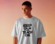 Keep calm and teach on, brush, Teacher Shirt, Back To School Shirt, School Shirt, Teacher Gift, Funny Teacher Shirt, Gift For Teacher