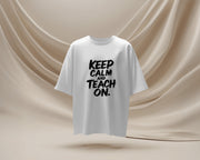 Keep calm and teach on, brush, Teacher Shirt, Back To School Shirt, School Shirt, Teacher Gift, Funny Teacher Shirt, Gift For Teacher