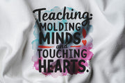 Teaching molding minds and touching hearts,Teacher Shirt, Back To School Shirt, School Shirt, Teacher Gift, Funny Shirt, Gift For Teacher