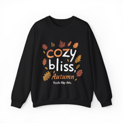 Autumn Leaf Cozy Sweatshirt, Fall Vibes Jumper, Seasonal Leaves Pullover, Cozy Bliss Shirt, Autumn Feels Sweater