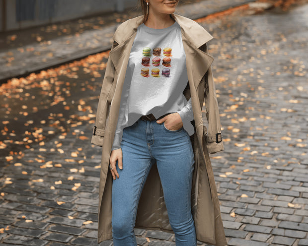 Macrons,delicious,colorfull,graphic,sweets,backery, watercolor.