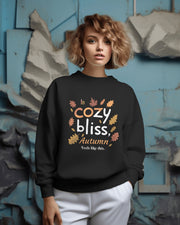 Autumn Leaf Cozy Sweatshirt, Fall Vibes Jumper, Seasonal Leaves Pullover, Cozy Bliss Shirt, Autumn Feels Sweater